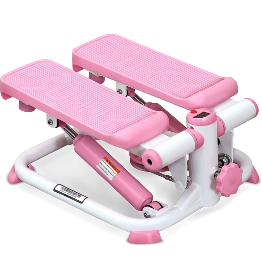 Sunny Health & Fitness Pink Home Exercise Stepping Machine